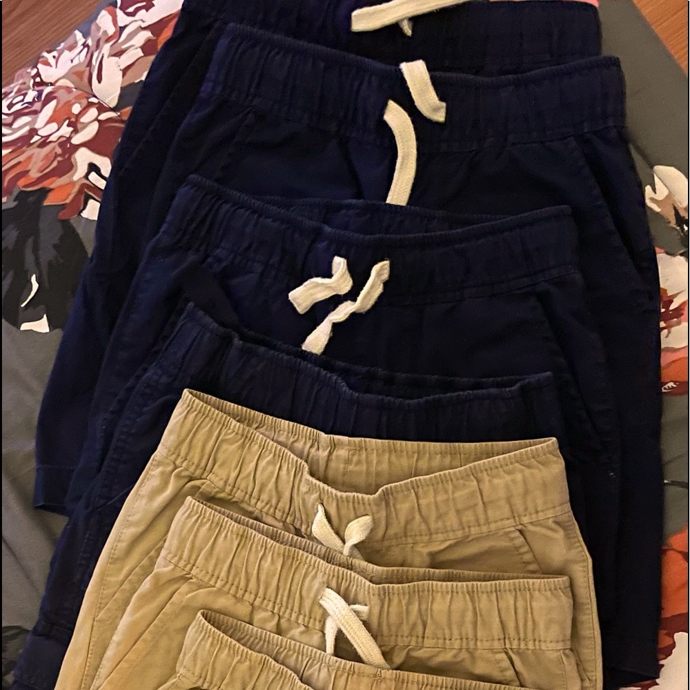 Boys - Size 6 - Blue and Khaki Uniform shorts